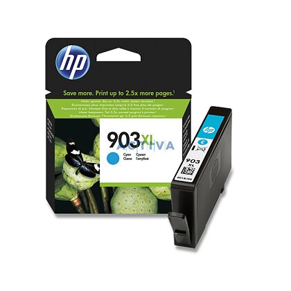 Obrázek produktu HP - cartridge T6M03A, cyan č. 903XL (modrá) pro inkoustové tiskárny