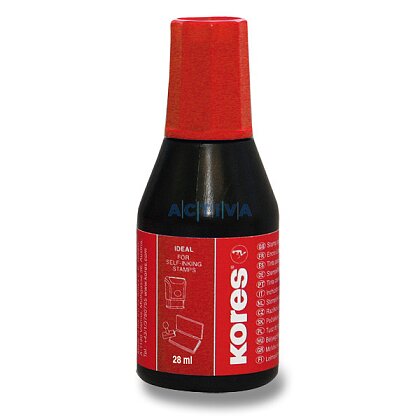 Obrázek produktu Kores - razítkovací barva - červená