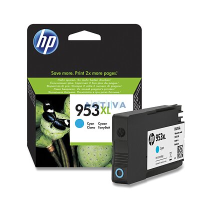 Obrázek produktu HP - cartridge F6U16A, cyan č. 953XL (modrá) pro inkoustové tiskárny