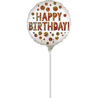 Obrázek produktu Fóliový párty balónek 3D - Happy Birthday