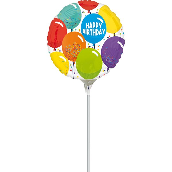 Fóliový párty balónek 3D Birthday Celebration