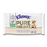 Kleenex Pure and Soft - vlhčený toaletný papier - 54 ks