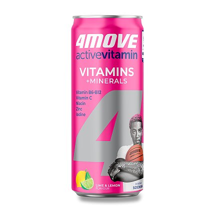 Product image 4Move Active Vitamin Minerals - sycený nápoj - plech, 330 ml