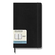 Moleskine 2027 - diár v mäkkých doskách - veľkosť L, mesačný, čierny
