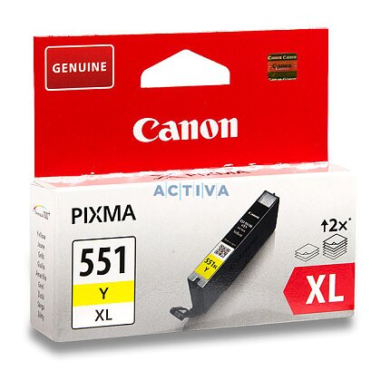 Obrázek produktu Canon - cartridge CLI-551, Yellow XL (žlutá) pro inkoustové tiskárny