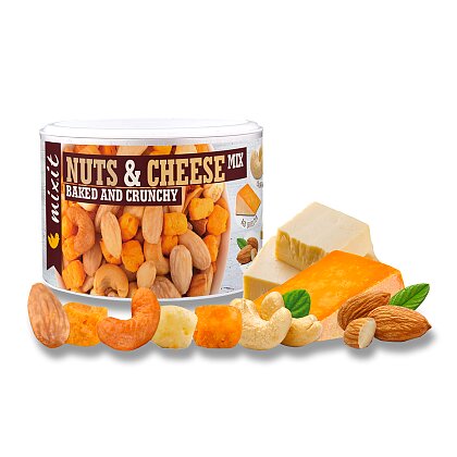Obrázek produktu Mixit - mix pražených ořechů a křupavých sýrů - 120 g