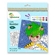 Avenue Mandarine Graffy Number - omaľovánky - Manga