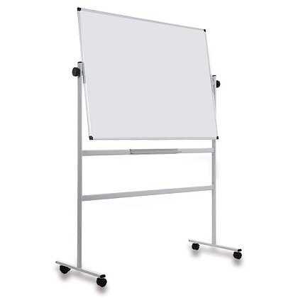 Obrázek produktu Bi-Office - bílá mobilní magnetická tabule - 120 x 90 cm