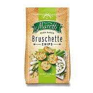 Maretti Bruschette Chips - pečené krekry - Sour Cream &amp;amp; Onion, 140 g
