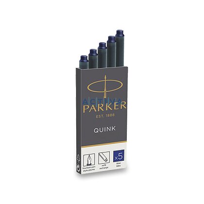 Obrázek produktu Parker - inkoustové bombičky - modré, omyvatelné, 5 ks