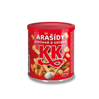Product image KK - salted roasted peanuts - can, 227 g