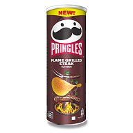 Pringles - slané snacky - Flame Grilled Steak, 165 g