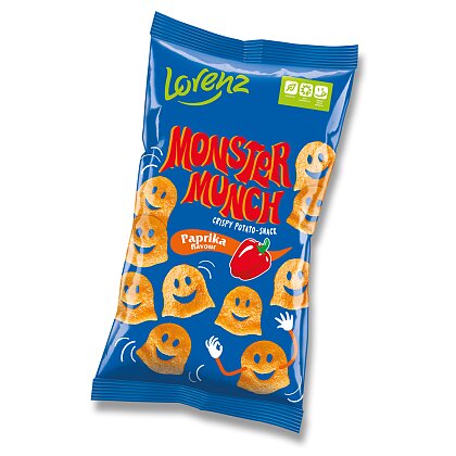 Product image Lorenz Monster Munch Original - bramborové lupínky - paprika, 75 g
