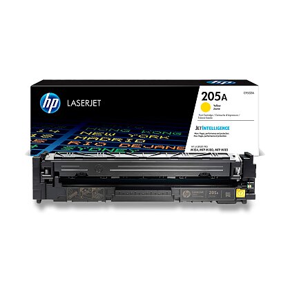 Product image HP - toner č. 205A, CF532A, yellow (žlutý), 0,9K pro laserové tiskárny