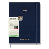 Moleskine Essential 2027 - diář v měkkých deskách - velikost XXL, týdenní, vertikální, modrý