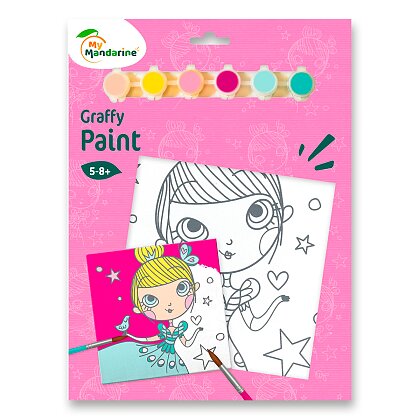 Product image My Mandarine Graffy Paint - kreativní sada - princezna