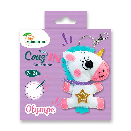 Product image My Mandarine - kreativní sada - přívěšek k ušití, jednorožec Olympe