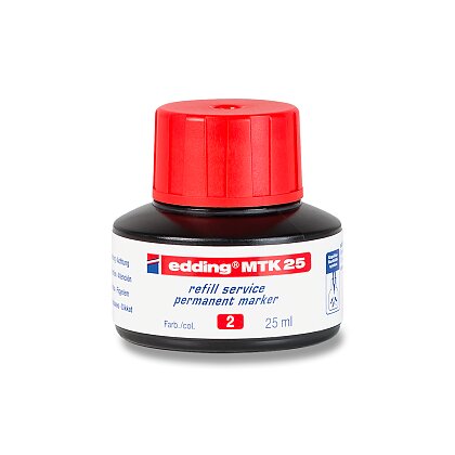 Obrázek produktu edding MTK 25 - náhradní inkoust - červený