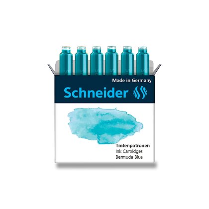 Product image Schneider - inkoustové bombičky - 6 ks, oceánová modrá