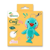 My Mandarine - kreativní sada - přívěšek k ušití, ptáček Nina