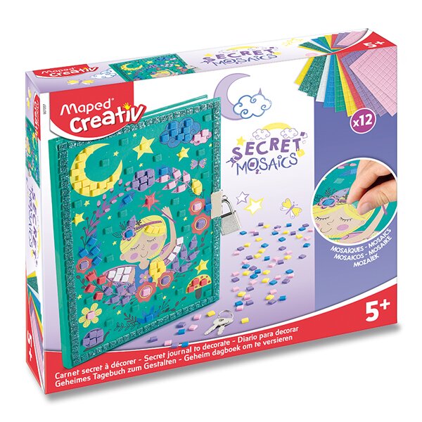 Sada Maped Creativ Secret Mosaics Secret diary tajný deníček