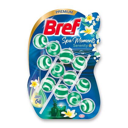 Obrázek produktu Bref Spa Moments - WC blok - Serenity, 3 x 50 g