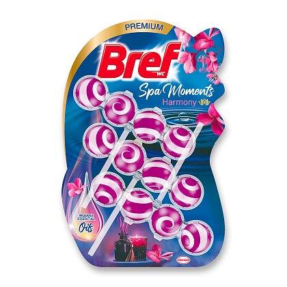 Obrázek produktu Bref Spa Moments - WC blok - Harmony, 3 x 50 g