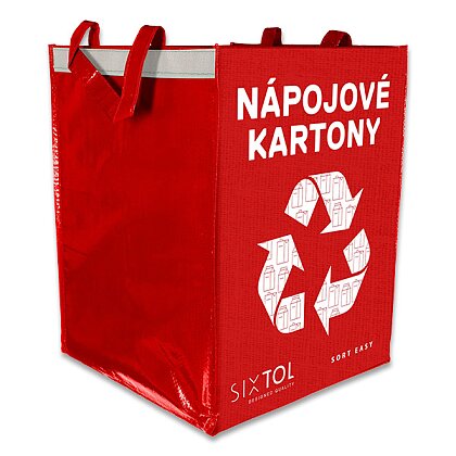 Product image Sixtol Sort Easy - bag for sorted waste - beverage cartons, 300 x 300 x 400 mm, 36 l
