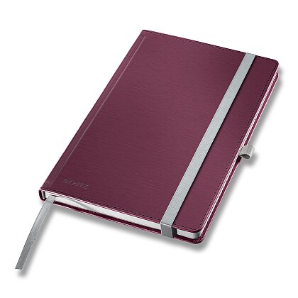 Product image Leitz Style - hardcover notebook - A5, squared, red