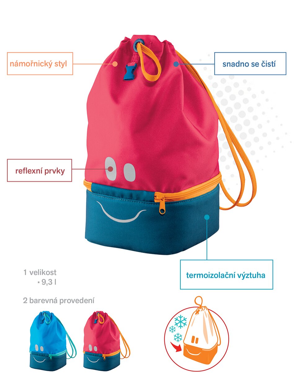Výhody tašky Maped Picnik Concept Kids