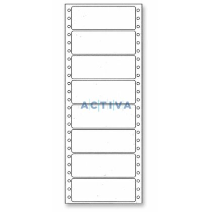 Obrázek produktu SK Label - tabelační etikety - 100×36,1 mm, jednořadé, 25 listů