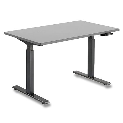Obrázok produktu Brateck - výškovo nastaviteľný stôl - 160 x 80 cm, šedá matná