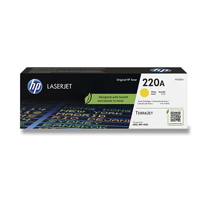 Product image HP - toner č. 220A, W2202A, yellow (žlutý), 1,8K pro laserové tiskárny