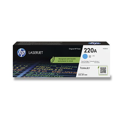 Product image HP - toner č. 220A, W2201A, cyan (modrý), 1,8K pro laserové tiskárny