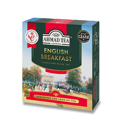 Obrázok produktu Ahmad Tea English Breakfast - čierny čaj - English Breakfast, 100 x 2 g