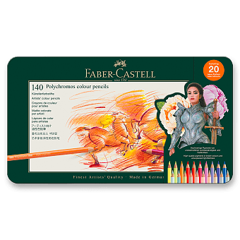 Obrázek produktu Farebné ceruzky Faber-Castell Polychromos - plechová krabička, 140 farieb