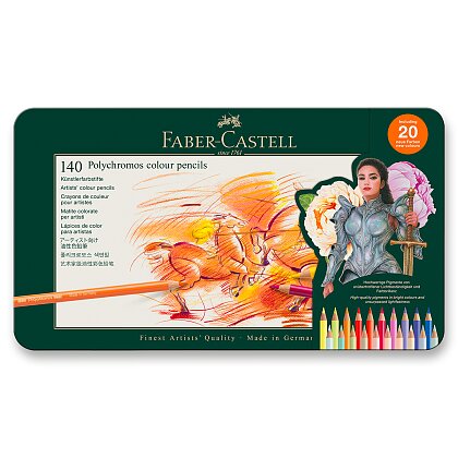 Obrázok produktu Faber-Castell Polychromos - pastelky - plechová krabička, 140 ks