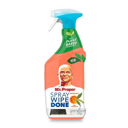 Obrázok produktu Mr. Proper Wipe Done - odmasťujúci prostriedok - Peps Mandarin, 800 ml