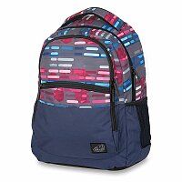 Školní batoh Walker Base Classic Lines Blue Pink