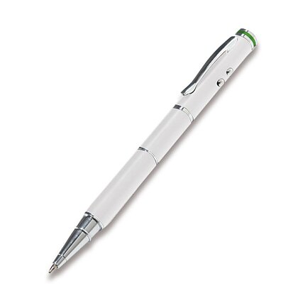 Obrázek produktu Leitz Complete Stylus 4 v 1 - kuličkové pero, dotykový hrot, svítilna a laserové ukazovátko - bílá