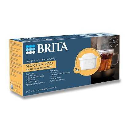 Obrázok produktu Brita Maxtra Pro Hard Water Expert - filtračné patróny - 3 ks