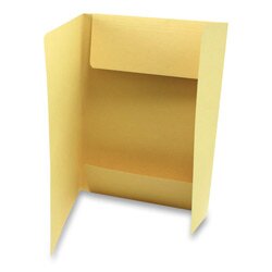 Levně HIT Office - 3chlopňové desky - žluté, eko karton