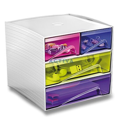 Obrázok produktu CEP MyCube Happy - 3 zásuvkový box - 186 x 185 x 175 mm 