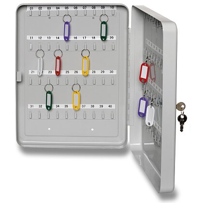 Obrázek produktu ConmetRON - kovová uzamykatelná schránka na klíče - na 80 klíčů