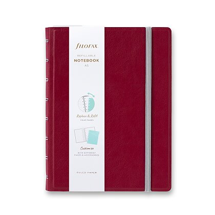 Obrázok produktu Filofax Notebook Classic - zápisník A5 - vínový