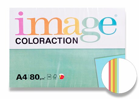 Obrázek produktu Barevný papír Image Coloraction - Mix pastel - 80 g, 5 x 20 listů