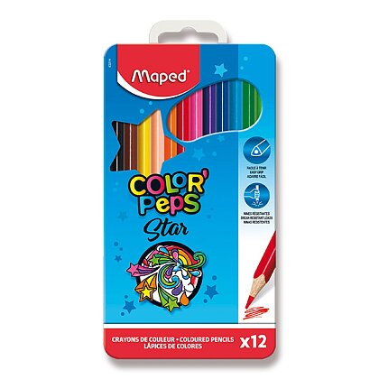 Obrázek produktu Maped Metal Box - pastelky - 12 barev