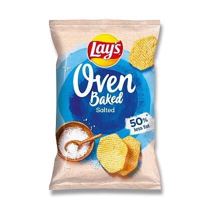 Obrázek produktu Lay´s Oven Baked - bramborové lupínky pečené v troubě - solené, 110 g