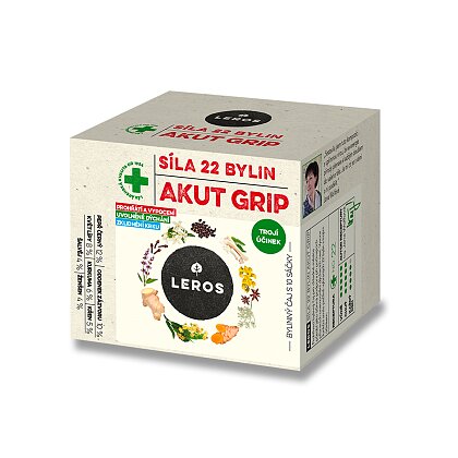 Obrázek produktu Leros Síla 22 bylin AKUT GRIP - bylinný čaj - 10 ks