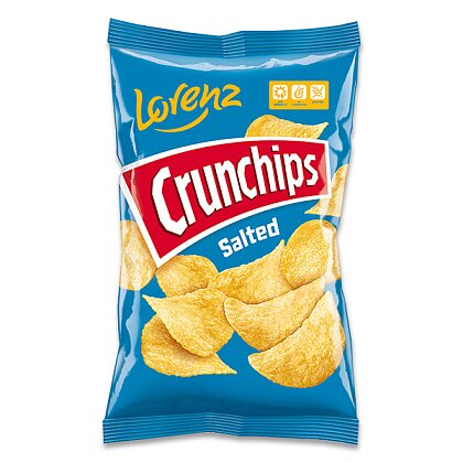 Product image Lorenz Crunchips - potato chips - salted, 75 g